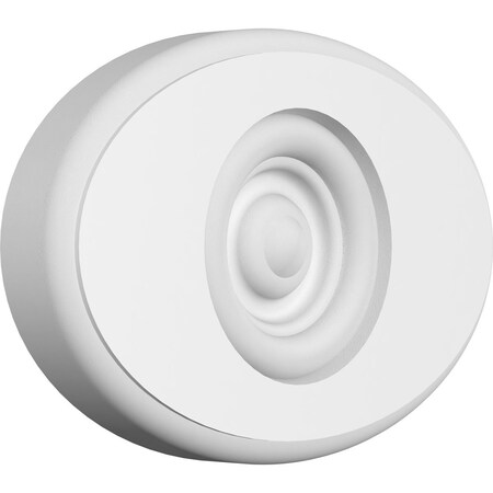 Ekena Millwork Standard Dalton Bullseye Rosette With Rounded Edge, 6"W x 4"H x 3/4"P ROSP060X040X075DAL04